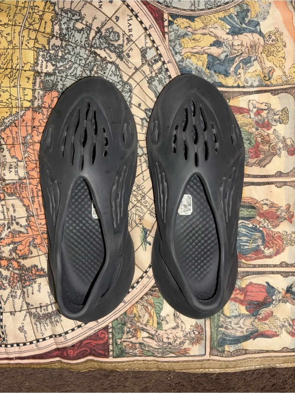adidas Men’s Black Vented Foam Slip-On Clog